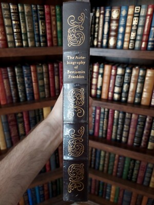 Easton Press SEALED 🔥 The Autobiography of Benjamin Franklin NEW MINT Leather-image