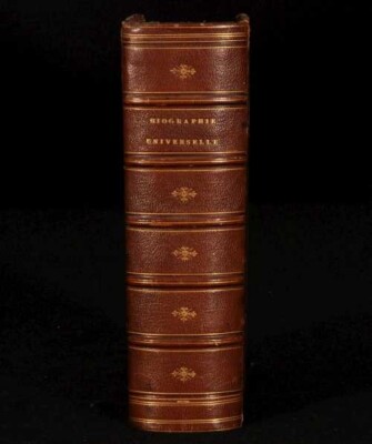1844 BIOGRAPHIE PORTATIVE UNIVERSELLE Portable Univeral Biography J Dubochet-image
