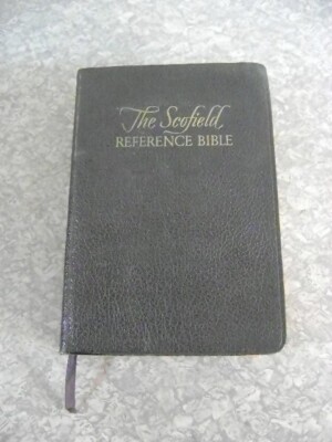 The Scofield Reference Bible   Holy KJV  1945 edition Oxford Leather King James-image