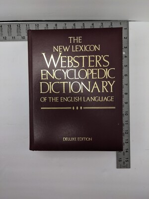 New Lexicon Websters Dictionary Of The English Language Encyclopedic -image