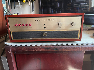 The Fisher Stereo Master control amplifier Model# x-101-C (RARE)-image