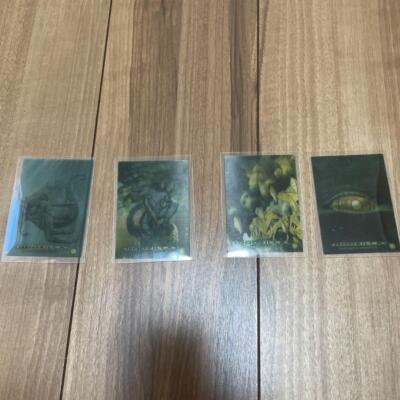 Godzilla 3D Phonogram Cards, Set of 4-image