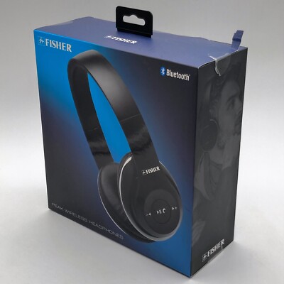 Fisher Peak Wireless Headphones Over The Ear Bluetooth Folding Design Adjustable-image