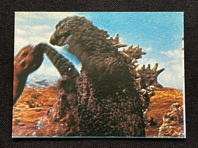 Godzilla Mothra Mini Card Japanese TOHO TOEI Menko 2.6x1.9 Rare F/S L-image