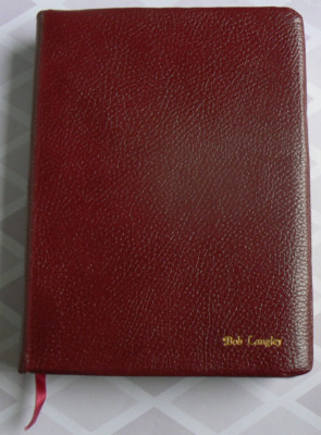 Thompson Chain-Reference Bible, KJV Burgundy, Genuine Leather, 1988 Kirkbride-image
