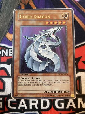Cyber Dragon CRV-EN015 Ultimate Rare 1st Edition EURO POOR Yugioh-image