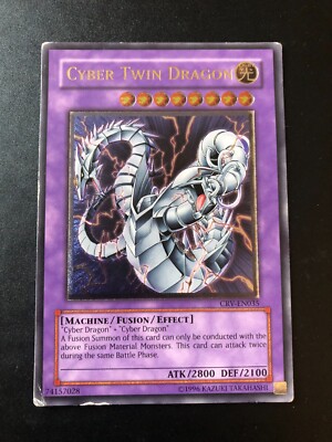 Cyber Twin Dragon, CRV-EN035 , Unlimited EDITION, ULTIMATE RARE-image