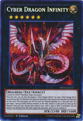 Moderately Played, English Yu Gi Oh Cyber Dragon Infinity - MP16-EN237 - Secret -image