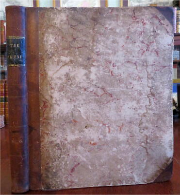 The Friend American Religious & Literary Journal 1833 Robert Smith leather book-image