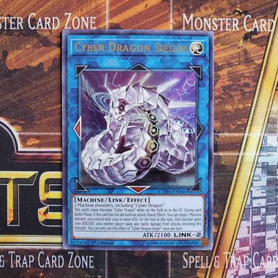 1x Cyber Dragon Sieger - Ultra Rare - CYHO-EN046 - 1st Ed - LP-image