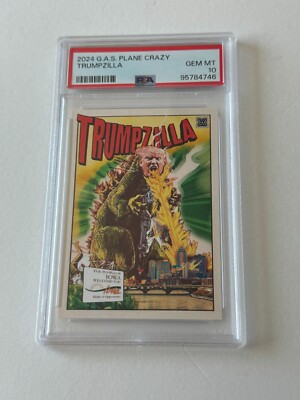 2024 GAS Donald Trump TRUMPZILLA Godzilla IOWA CAUCUS President Election PSA 10-image
