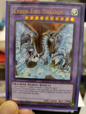 Yu-gi-oh Cyber End Dragon Misprint Set SDCS-EN041-image