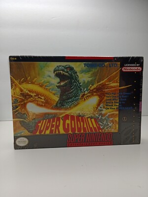 Super Godzilla SNES Video Game 1991 Nintendo - A312-image