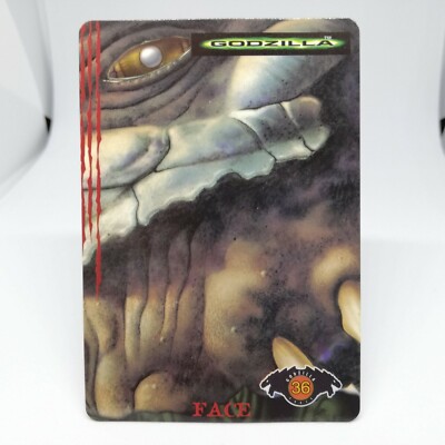 No.36 Godzilla Hollywood movie Card Japan TOHO 1998 BANDAI MADE in JAPAN TCG-image