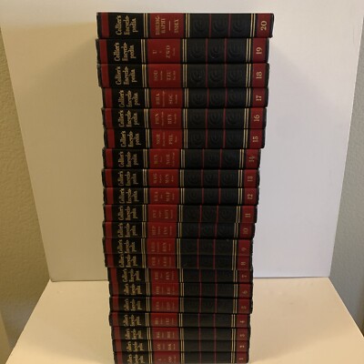 Collier’s Encyclopedia Set COMPLETE Vols. 1-20 1956-image
