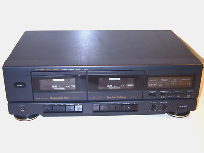 Studio Standard by Fisher CR-W681 Stereo Double Cassette Tape Deck Recorder-image
