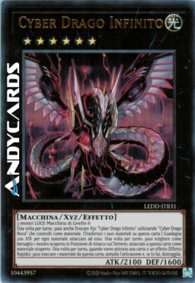 CYBER INFINITE DRAGON (Cyber Dragon Infinity) Ultra R • ITB31 LEDD • Unl • Yugioh-image
