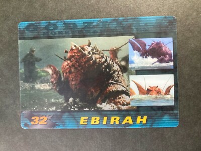 No.32 EBIRAH GODZILLA Card MORINAGA Wafers very rare japanese  F/S-image