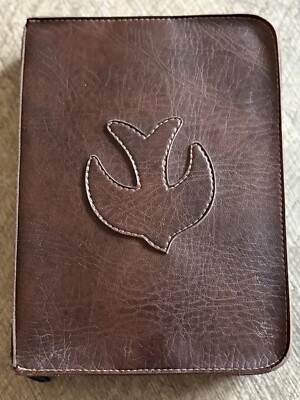 Thompson Chain Reference Bible NIV Black Leather Red Letter 1983 Second Printing-image