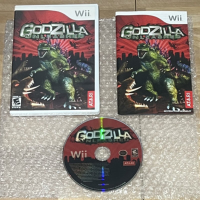 Godzilla Unleashed Nintendo Wii Wii U 2007 Complete In Box CIB Tested Atari Auth-image
