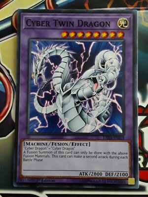 Yugioh Cyber Twin Dragon Common  LED3-EN018 1st Edition -image