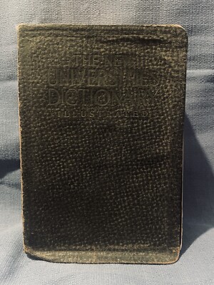 The New Universities Dictionary - Illustrated: 1916 First Edition RARE, Leather-image