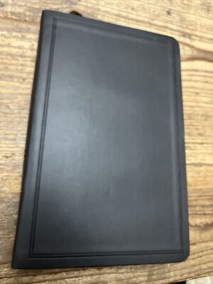 CSB Holman Christian Deluxe Gift Bible Black Leathertouch Gold Gilt Edges New-image