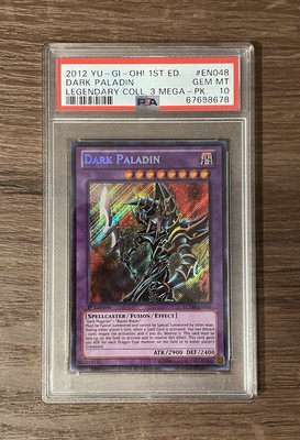 Yu-Gi-Oh! Dark Paladin LCYW-EN048 1st Edition Secret Rare Low Pop 2012 PSA 10-image