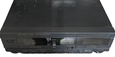 Studio-Standard by Fisher Stereo Double Cassette Deck CR-W9025 Tested Works-image