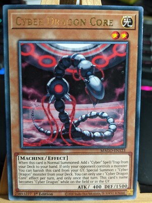 Cyber Dragon Core MAGO-EN123 Gold Rare LP/NM Yugioh Cards-image