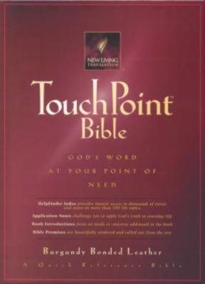 Touchpoint New Living Translation Bonded Leather Burgundy Indexed by Guideposts-image
