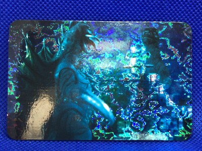 Godzilla vs Gigan  Monster HOLO Prisim Meiji card TOHO 1993 Japanese-image
