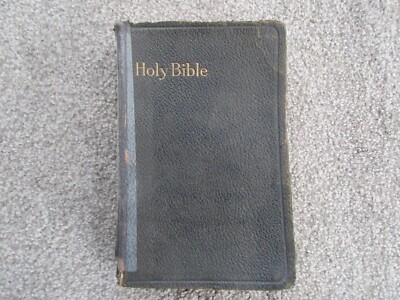 Holy Bible Oxford University Press Vtg - Leather-image