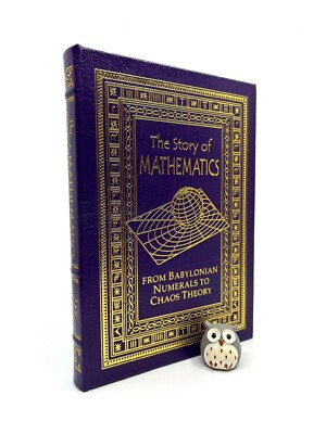 EASTON PRESS The Story of Mathematics Ian Stewart Leather Math Science History-image