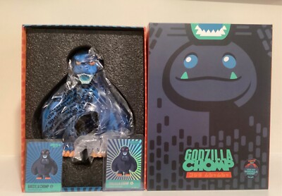 Heat Ray Godzilla Chomp Vinyl Figure LE 241/350 Tom Whalen NYCC 2024 w/ 2 CARDS-image