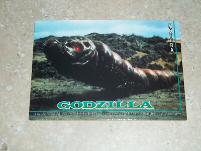Mothra #40 Godzilla TRADING  CARD 1995 amada very rare japanese-image