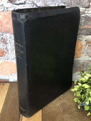 Vintage 60s Thompson Chain Reference Bible Fourth Ed KJV 1964 Morocco Leather-image