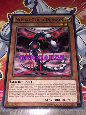 YU GI OH CYBER DRAGON CORE OP02-FR018 Card-image