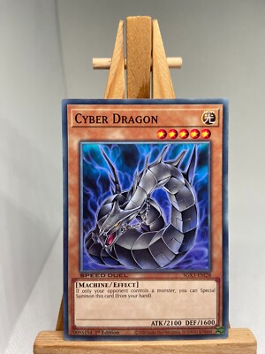 Cyber Dragon ( Alternate Art ) - 1st Edition SGX3-ENI28 - NM - YuGiOh-image