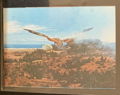 1973 vintage GODZILLA Amada Toho kaiju Card Japanese Heisei Larva Mothra #13-image