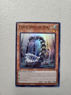 1x Cyber Dragon Herz - SDCS-EN009 - Super Rare - 1st Edition LP Free Shipping-image