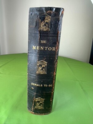 Antique The Mentor: Serials 73 - 96 1914 Leather bound Collector Gift Idea-image