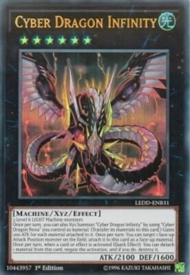 Yugioh-Cyber Dragon Infinty-Ultra Rare-1st Edition-LEDD ENB31 (LP)-image