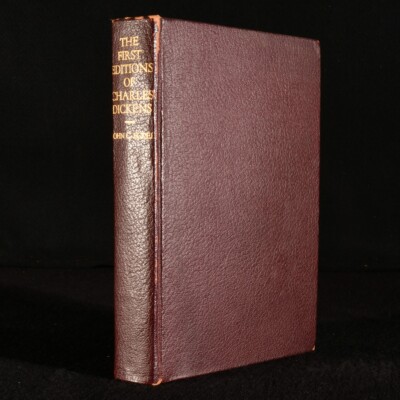 1932 The First Editions of the Writings of Charles Dickens John C Eckel Limit...-image