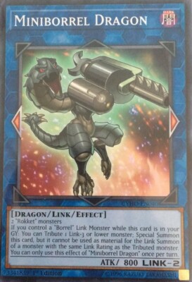 Miniborrel Dragon - CYHO-EN040 - Common - 1st Edition x3 - Near Mint-image