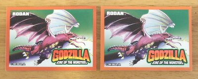 Godzilla: King Of The Monsters, Card #2 (Lot Of 2), Trendmasters, Toho Co., 1994-image