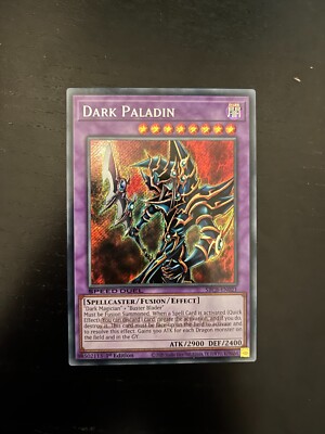 Yugioh TCG Dark Paladin SBCB-EN021 Secret Rare Speed Duel 1st Edition NM-Mint-image