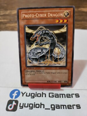 Yu-Gi-Oh Proto Cyber Dragon 1st Edition SOI Rare Light  Played-image