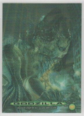 1998 Toho GODZILLA Movie Holographic Motion card #62-image