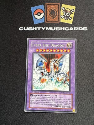 YUGIOH CYBER END DRAGON RARE DP04-EN012 1ST EDITION DAMAGED-image